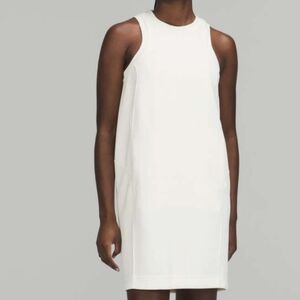 A dress  Lululemon, this sleevelees dress feels amazing after a workout.